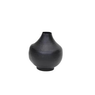Metall Vase Alu/Blacky