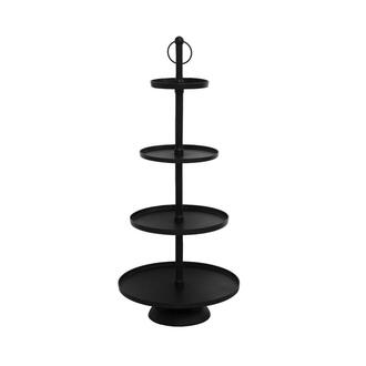 Metal Etagere Alu/Blacky