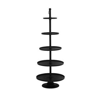Metal Etagere Alu/Blacky