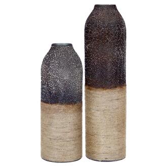 Metall Flasche Jutekordel