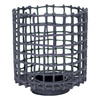 Metal Lantern Aluminum/Wire Basket