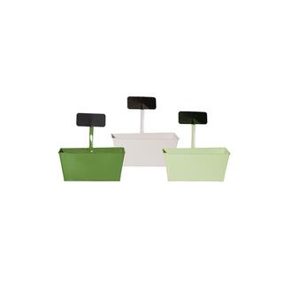 Zink Jardiniere Tafel/Grünmix