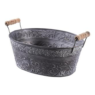 Metal Jardinere Summer Meadow