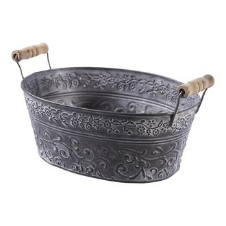 Metal Jardinere Summer Meadow