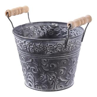Metall Eimer Sommerwiese