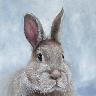 Osterserviette Bunny