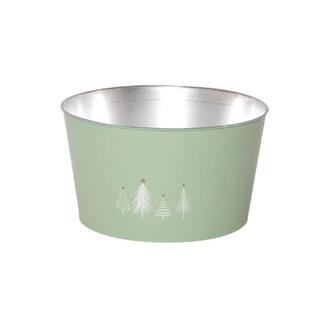 Zinc Bowl Christmas Tree