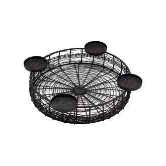 Metal Candle Holder Basket Design