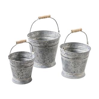 Zink Eimer Grey