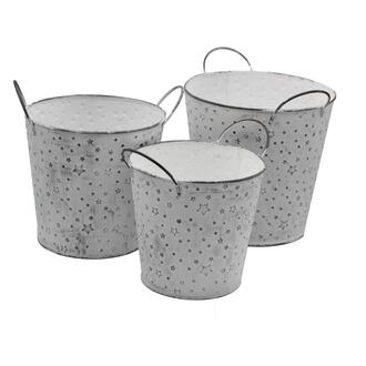 Zink Eimer Sternchen