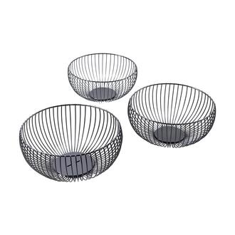 Metal Bowl Fruit Basket