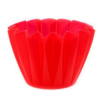 Plastik Übertopf Plissee
