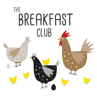 Easter Napkin The Breakfast Club/Chickens