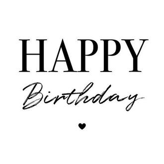 Serviette Happy Birthday/Herz