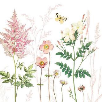 Napkin Floral Romance