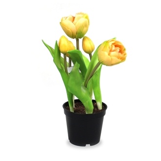 Kunststoff Tulpe Simon/Knospe/Blüte