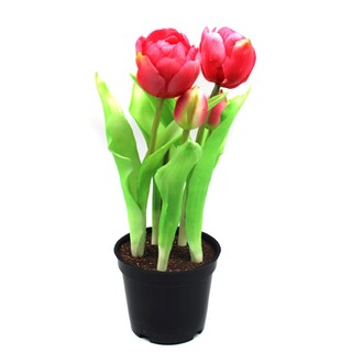 Kunststoff Tulpe Simon/Knospe/Blüte