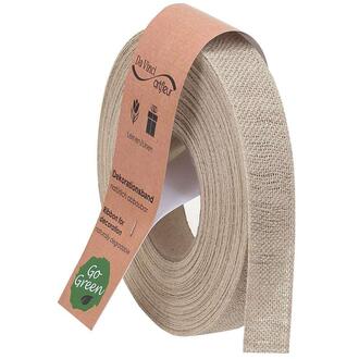 Decorative Jute Ribbon Nature Basic