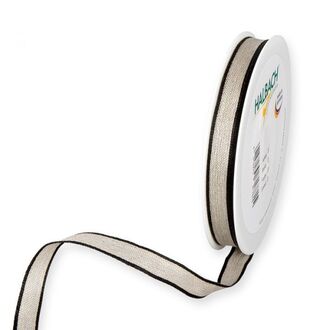Deko Band Leinen/Trauer