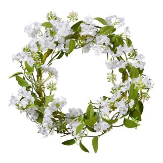 Plastic Flower Wreath Lissy