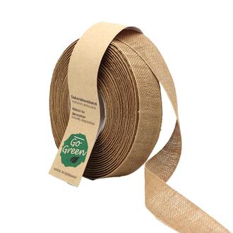 Deko-Juteband Nature Basic
