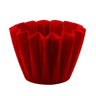 Plastik Übertopf Plissee