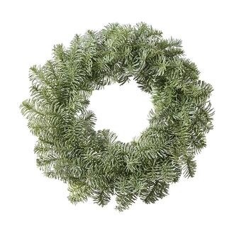 Plastic Fir Wreath Noble Pine