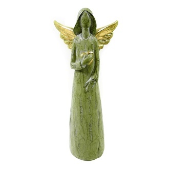 Resin Engel Goldflügel/Herz