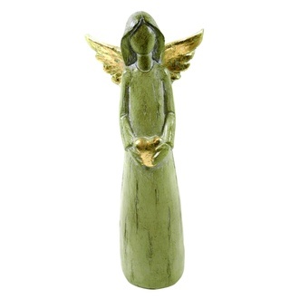 Resin Engel Goldflügel/Herz