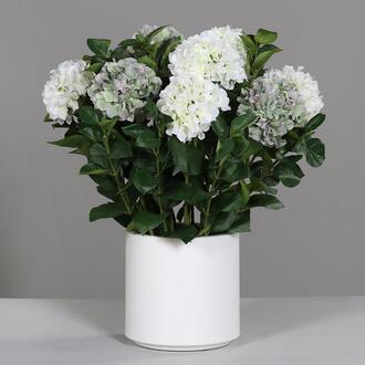 Plastic Hydrangea Arrangement