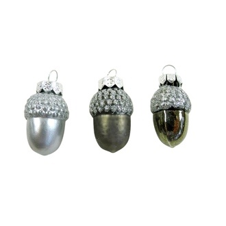 Christmas Ball Acorn/Decor/Glitter