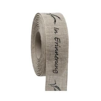 Deko-Trauerband In Erinnerung