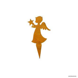 Metal Angel Flowerbed Stake/Star