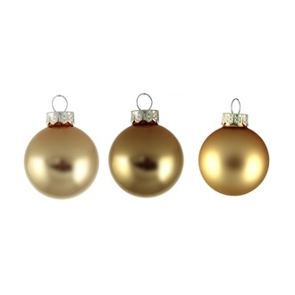 Boule de Noël en Or Mélangée