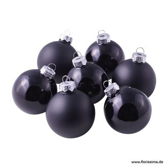 Boule de Noël Noire Mix