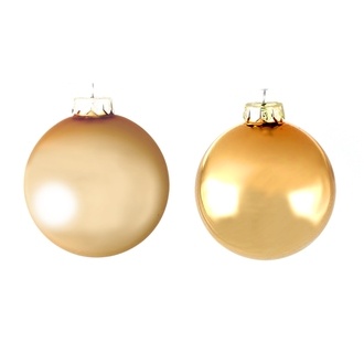 Weihnachtskugel Gold Mix