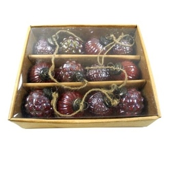 Glaskugel-Girlande Mix