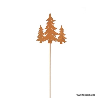 Bouchon de Pot de Sapin en Métal/Groupe de Sapins