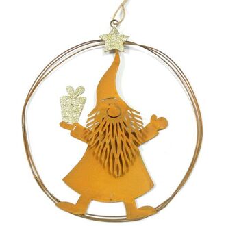 Métal Niko Rouillé/Paillettes Dorées