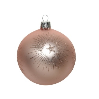 Boule de Noël Étoile Scintillante