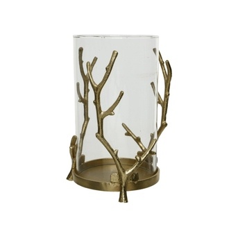 Metal Lantern Antler