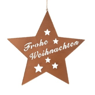 Metal Star Merry Christmas/Stars