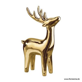Cerf en Céramique Brillant
