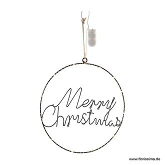Led Metal Ring Merry Christmas