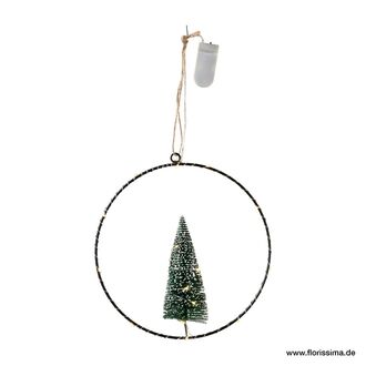 Led Metal Ring Christmas Tree