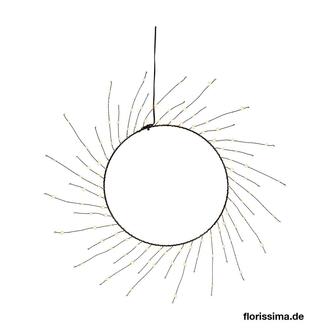 LED Kranz Drahtfranse