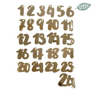 Papier Zahl Adventskalenderzahl 1-24