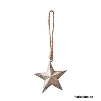 Wooden Star White
