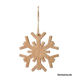 Flocon de Neige en Bois Naturel