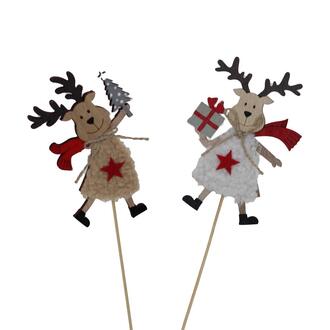 Peluche Renne en Bois